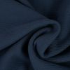 Tissu jersey maille tricot - bleu denim x 10 cm