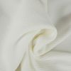 Tissu jersey maille tricot - blanc cassé x 10 cm