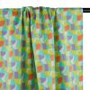 Tissu viscose motifs géométriques - multicolore x 10 cm
