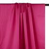 Tissu satin coton uni oeko-tex - fuchsia x 10 cm