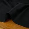 Tissu satin coton uni oeko-tex - noir x 10 cm