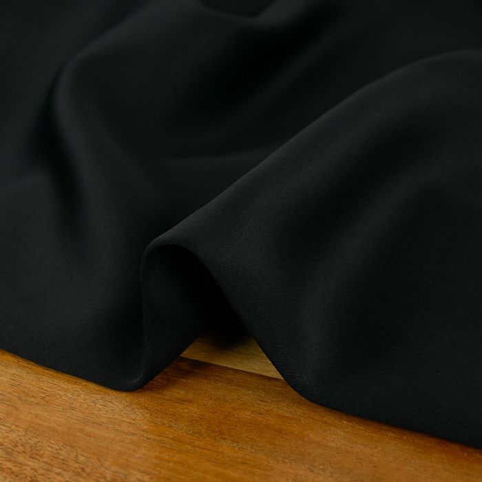 Tissu doublure occultant rideaux - noir x 10 cm
