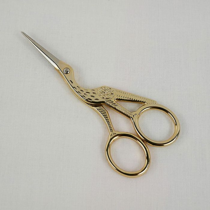 Ciseaux à broder cigogne