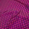 Tissu stretch lamé écailles sirène - fuchsia x 10 cm