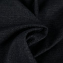 Tissu lainage fin chevrons haute couture - bleu marine x 10 cm