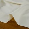 Tissu sergé lin viscose - blanc cassé x 10 cm