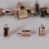 Embouts de serrage cordon bronze 4mm x10