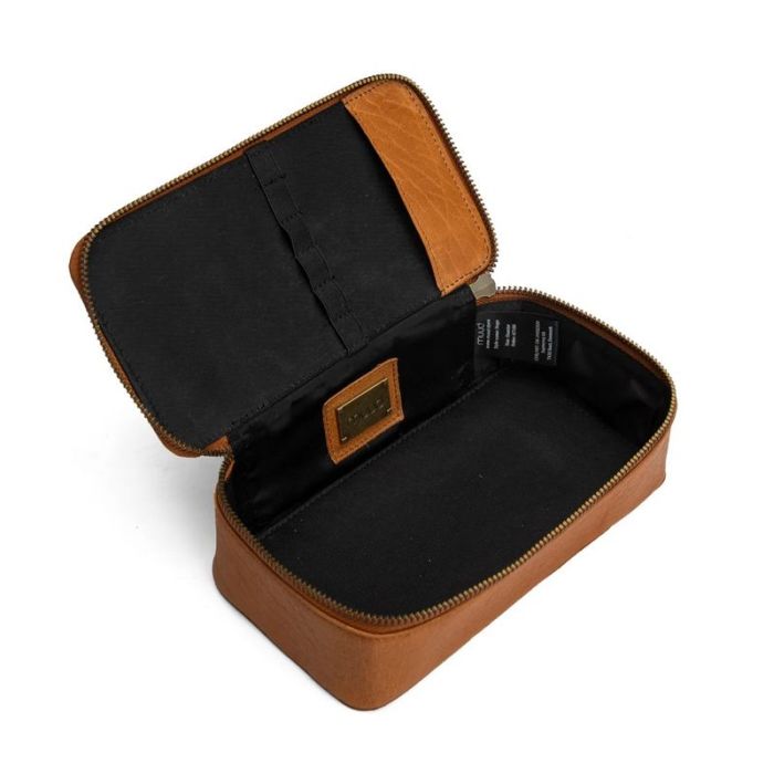 Boîte étui cuir pour tricot et crochet - Muud