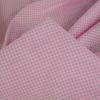 Tissu coton vichy petits carreaux - rose x 10 cm