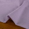 Tissu coton vichy petits carreaux - violet x 10 cm