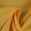 Tissu coton vichy petits carreaux - jaune x 10 cm