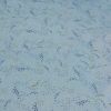 Tissu velours milleraies nuées - bleu ciel x 10 cm