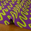 Tissu popeline coton Making Waves fluo - Nerida Hansen x 10 cm