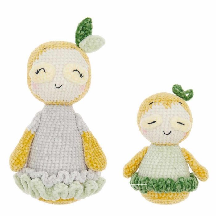 Kit crochet amigurumi Ricorumi - Maman Paresseux et Samy