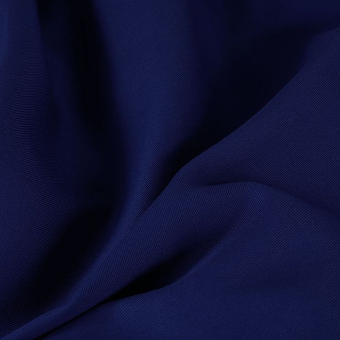Tissu gabardine uni haute couture - bleu roi x 10 cm