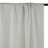 Tissu crêpe soie et viscose rayures haute couture - écru x 10 cm