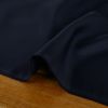 Tissu twill de soie uni haute couture - bleu marine x 10 cm
