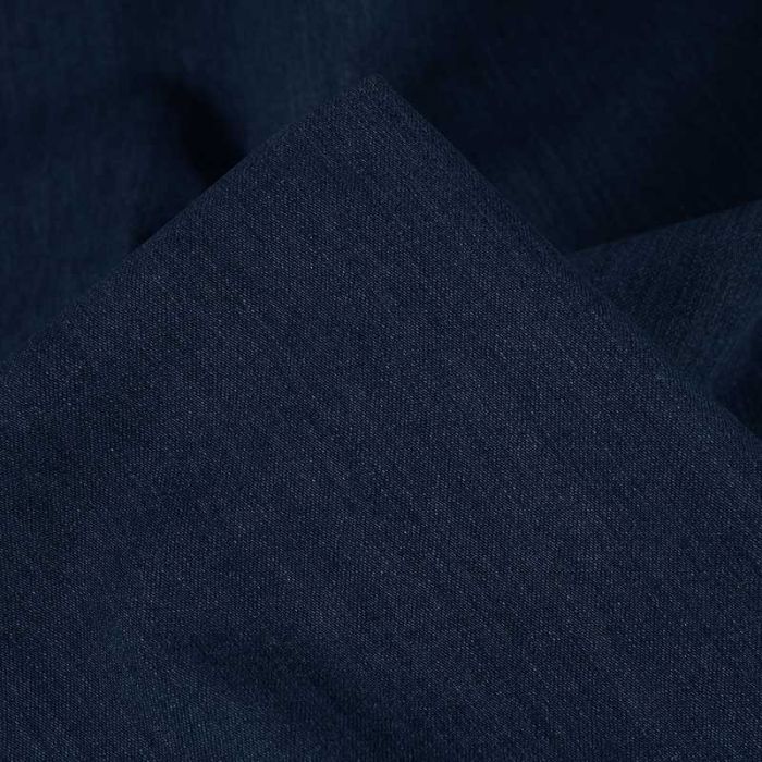 Tissu denim haute couture - bleu x 10 cm