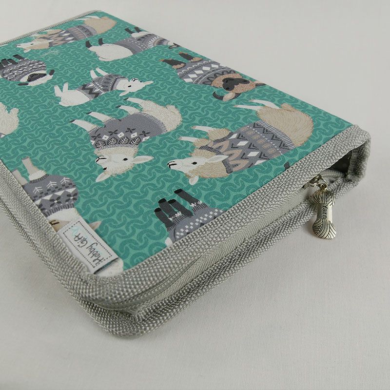 Trousse De Rangement Pour Crochets De Tricot - Pochette Légère Pliable, Avec Emplacements Pour Aiguilles