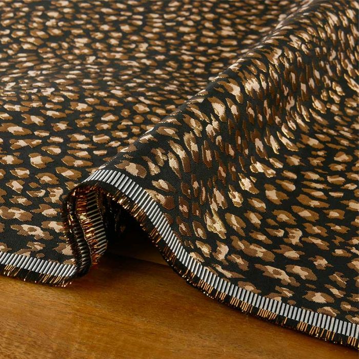 Tissu Doudou Léopard Gris Clair Tissu Doudou Léopard Gris Clair