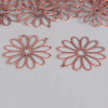 Pendentif filigrane fleurs ronde 48mm cuivre x1