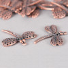Pendentif libellule 37mm cuivre x1