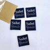 Etiquette vêtement à coudre Salut beauté - marine x 1