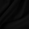 Tissu Crêpe de laine haute couture - noir x 10 cm