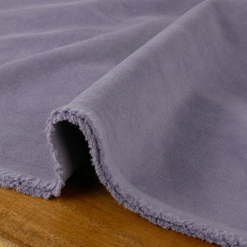 Tissu En Velours 100 % Coton Pour Confection De Costumes, Robes Et Tissus D'ameublement, 111,8 Cm (pr, 1 Mètre) - Violet