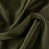 Tissu doublure satin pongé de luxe - kaki x 10 cm