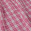 Tissu tartan coton haute couture - rose x 10 cm