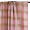 Tissu tartan coton haute couture - rose clair x 10 cm
