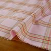 Tissu tartan coton haute couture - rose clair x 10 cm