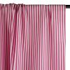 Tissu popeline coton stretch rayures haute couture - fuchsia x 10 cm