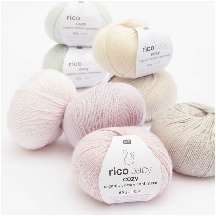 Baby cozy organic cotton cashmere - Rico Design
