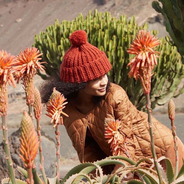 Kit tricot Bonnet Fired Clay - WoolAddicts