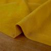 Tissu viscose lin - moutarde x 10 cm