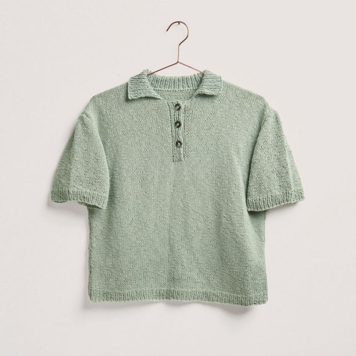 Kit tricot polo modèle 03 Lovewool 20 - Rico design