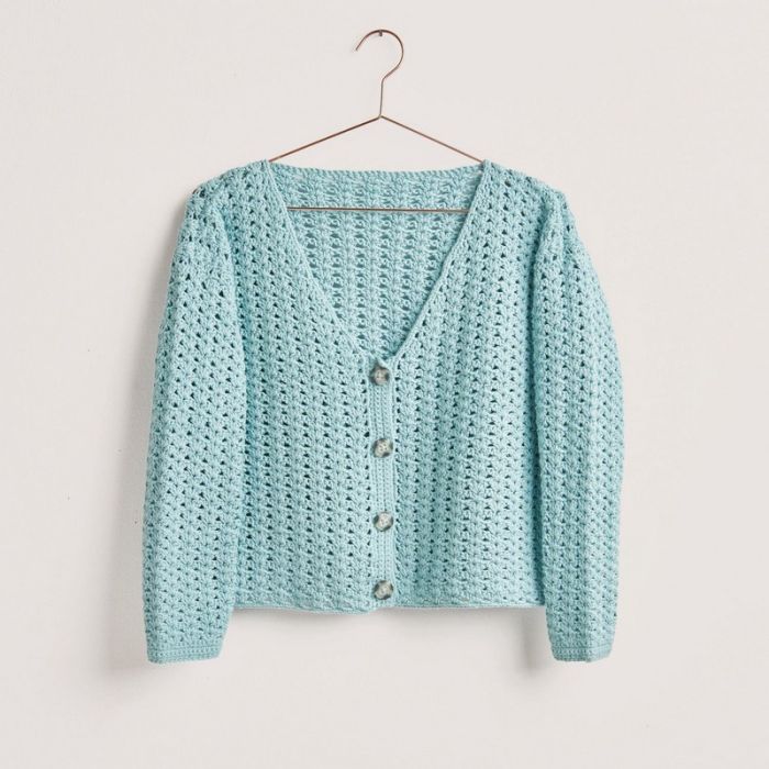 Kit crochet veste modèle 11 Lovewool 20 - Rico design