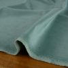 Tissu velours ras - vert sauge x 10 cm