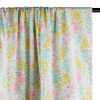 Tissu jersey fin fleurs pastel - écru x 10 cm