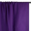 Tissu coton demi-natté canvas uni - violet x 10 cm