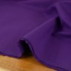 Tissu coton demi-natté canvas uni - violet x 10 cm