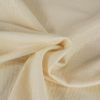 Tissu double gaze pailletée - écru x 10 cm