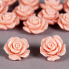 Fleur en poudre de nacre 18 mm rose clair x1