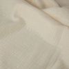 Tissu double gaze pailletée - écru x 10 cm