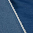 Tissu jean denim stretch haute couture - bleu x 10 cm