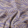 Tissu coton viscose fin végétal - bleu lavande x 10 cm