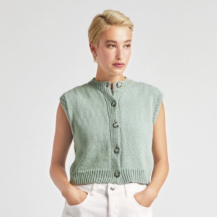 Kit tricot gilet modèle 15 Made by me 20 - Rico design
