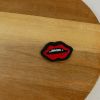 Ecusson thermocollant bouche - rouge